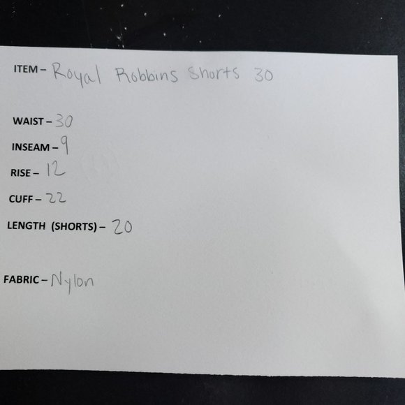 Royal Robbins Outdoor Wear Shorts Men's Size 30 Tan - Picture 8 of 8